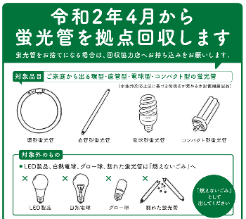 神戸市で蛍光管と乾電池の捨て方